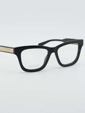 Gucci GG2066O 005 Eyeglasses Black 51mm Square Frame